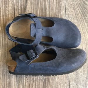 Last Chance! Birkenstock Blue Slingback Clogs- going to consignment on Monday